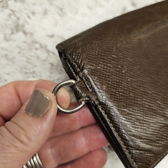 Authetntic LOUIS Vuitton Taiga Portefeuille Accordion Brown Wallet - Picture 11 of 15